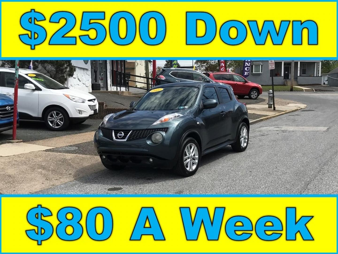 2012 Blue /Black Nissan Juke S (JN8AF5MV6CT) with an 1.6 engine, Automatic transmission, located at 577 Chester Pike, Prospect Park, PA, 19076, (610) 237-1015, 39.886154, -75.302338 - 2012 Nissan Juke SL: AWD, navigation system, backup camera, new PA inspection, heated seats, SUPER CLEAN! This vehicle comes inspected and has been given a bumper to bumper safety check. It is very clean, reliable, and well maintained. We offer a unique pay plan that is known for being the easies - Photo#0